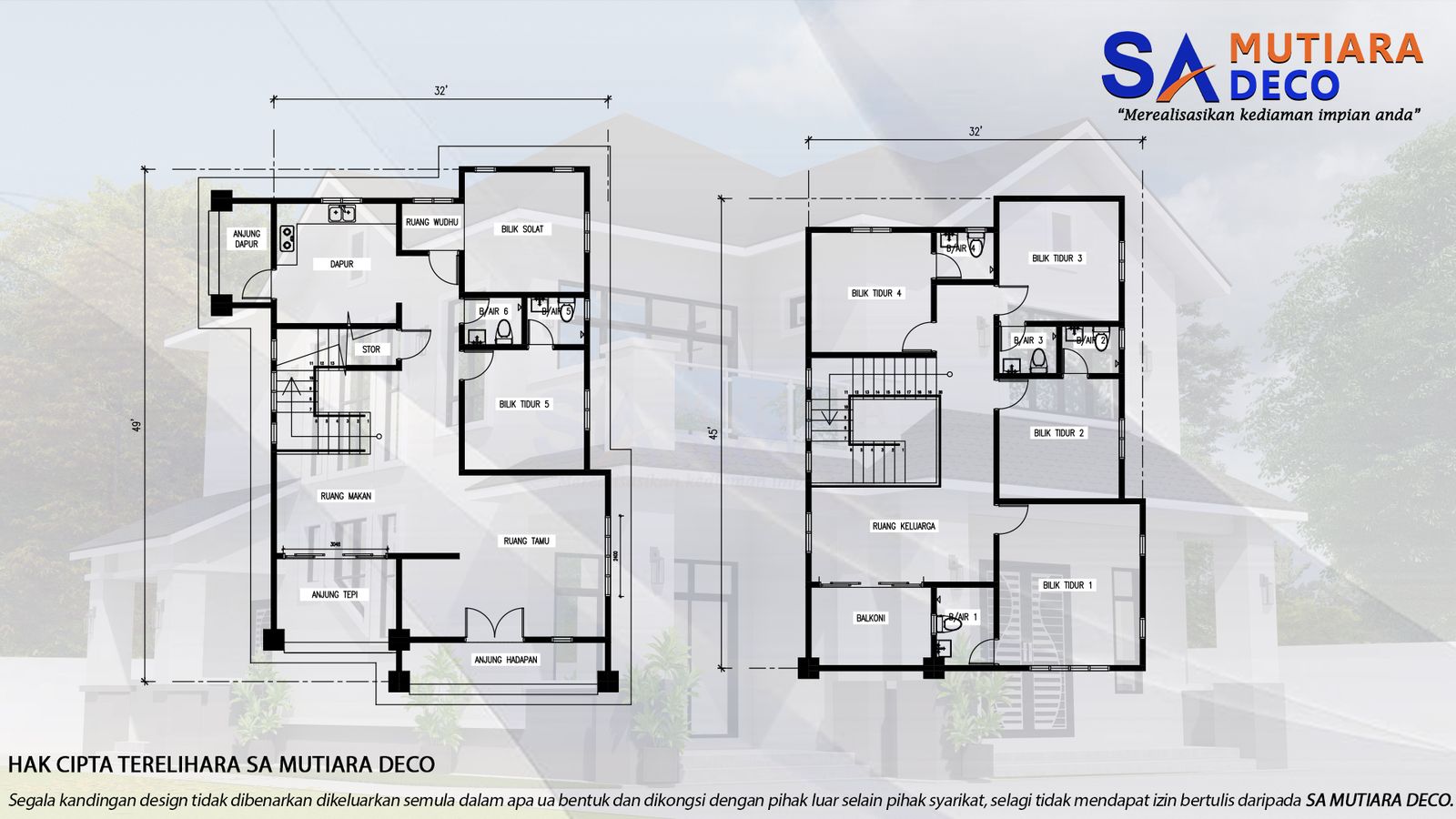 Mutiara Sempurna 2786 - Floor Plan